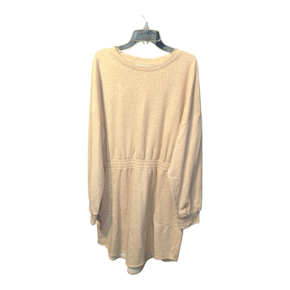 Time and Tru Long Sleeve Dress - Beige - Size XXL - NWT